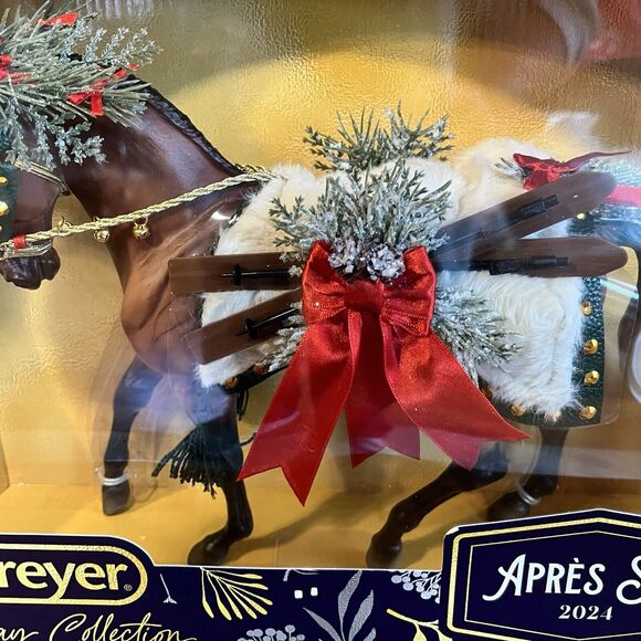 Breyer Apres Ski 2024 Holiday Collection Blanket Traditional Scale NIB Sealed - Picture 3 of 10